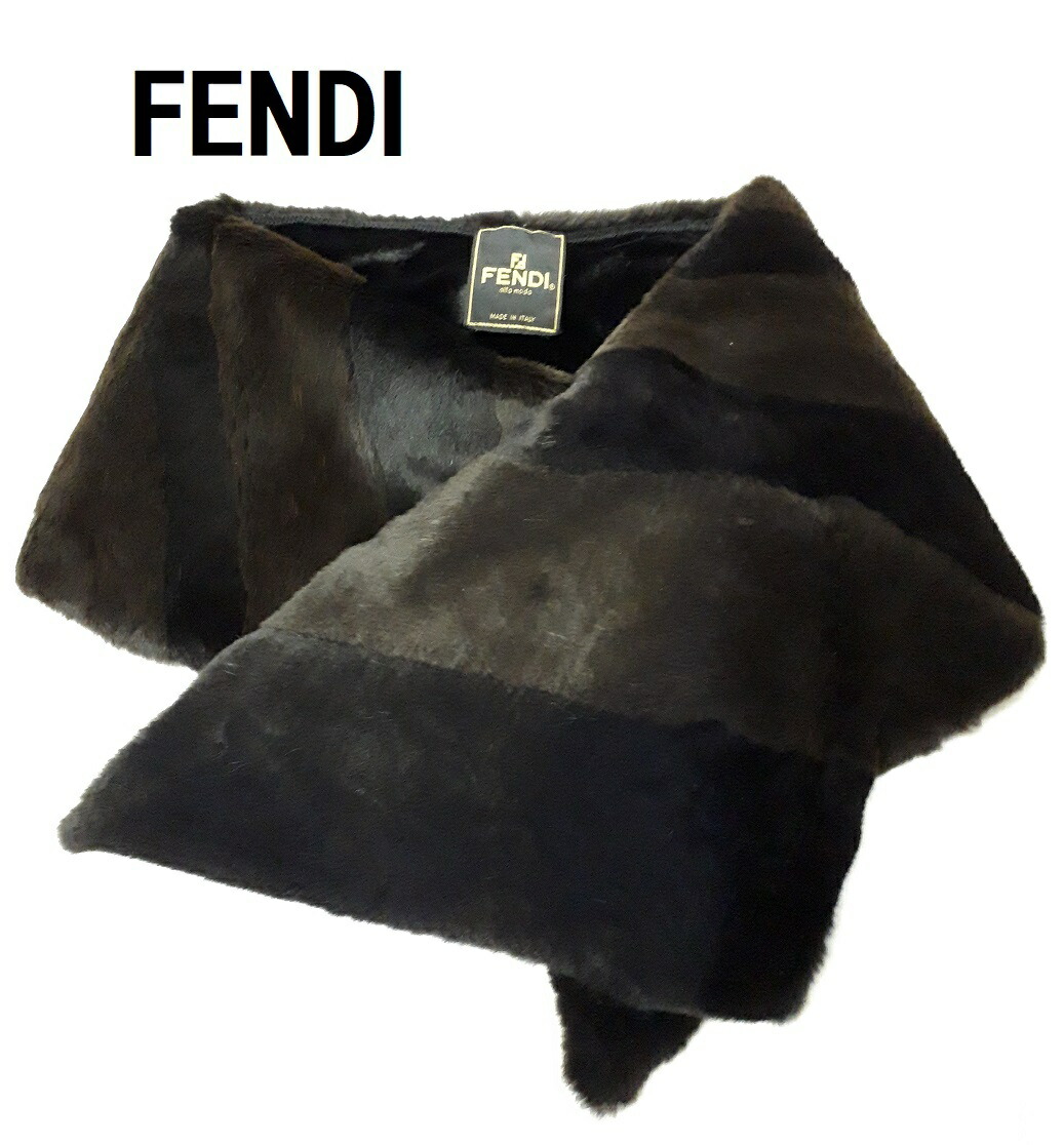 楽天市場】【フェンディ】Fendi フォックスファー ビッグストール
