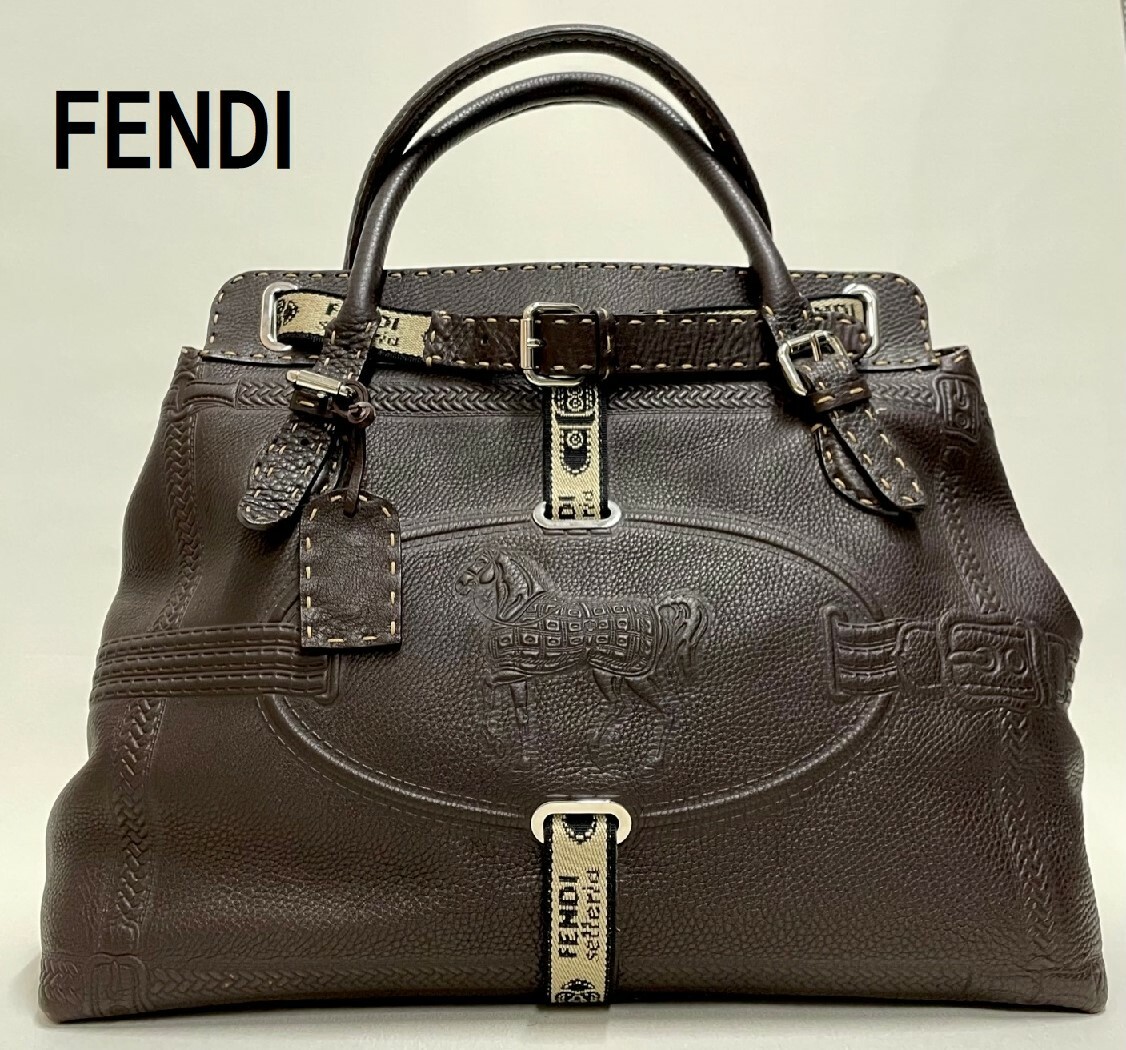 楽天市場】【中古】【バッグ】FENDI フェンディ セレリア