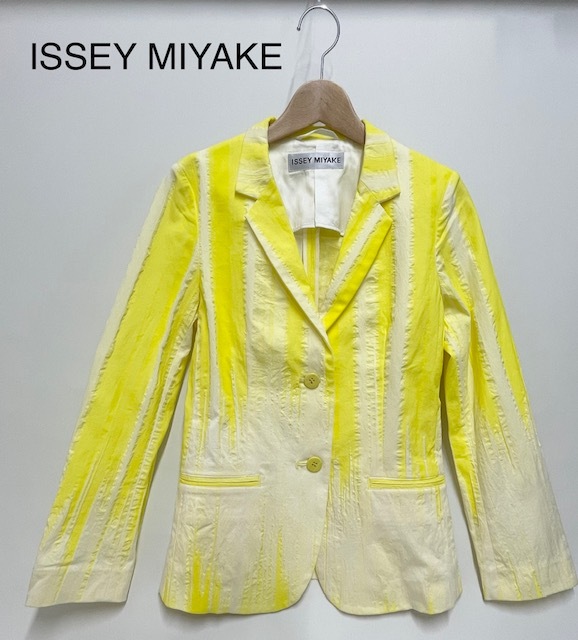 イッセイミヤケハートジャケット ISSEY MIYAKE HaaT HeaRT イッセイミヤケ ハート 裏刺繍デザイン
