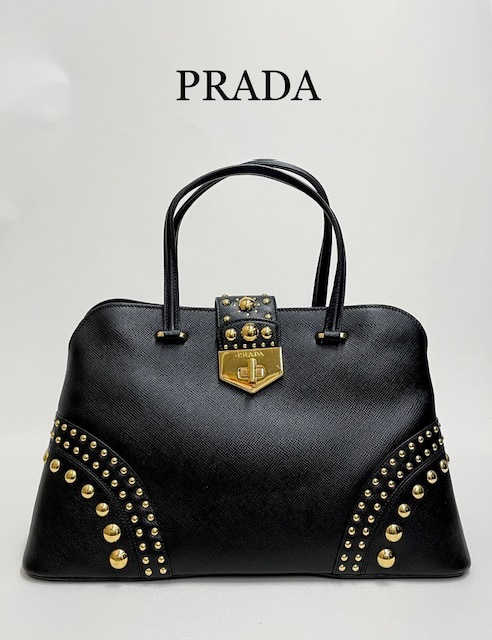 楽天市場】PRADA （プラダ） バックル ラージ レザー