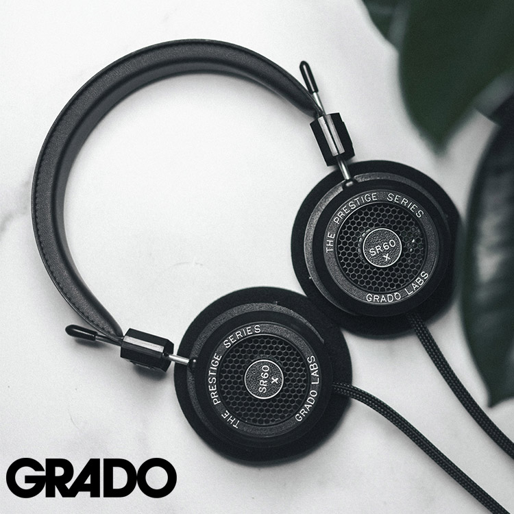 GRADO (グラド) SR60x Prestige続きもの 有線オープンバックステレオヘッドホン オンイヤー 頭顱電話機 開けはなしエア湖 有線