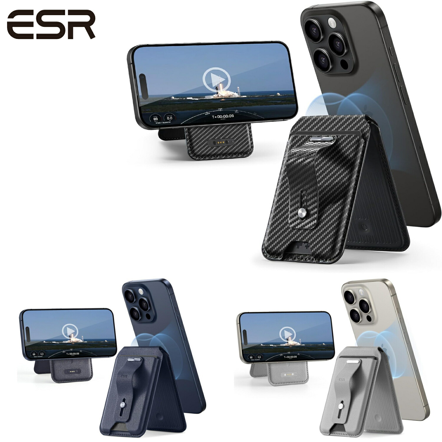 楽天市場】ESR Magsafe対応 カードケース MagSafe モバイル