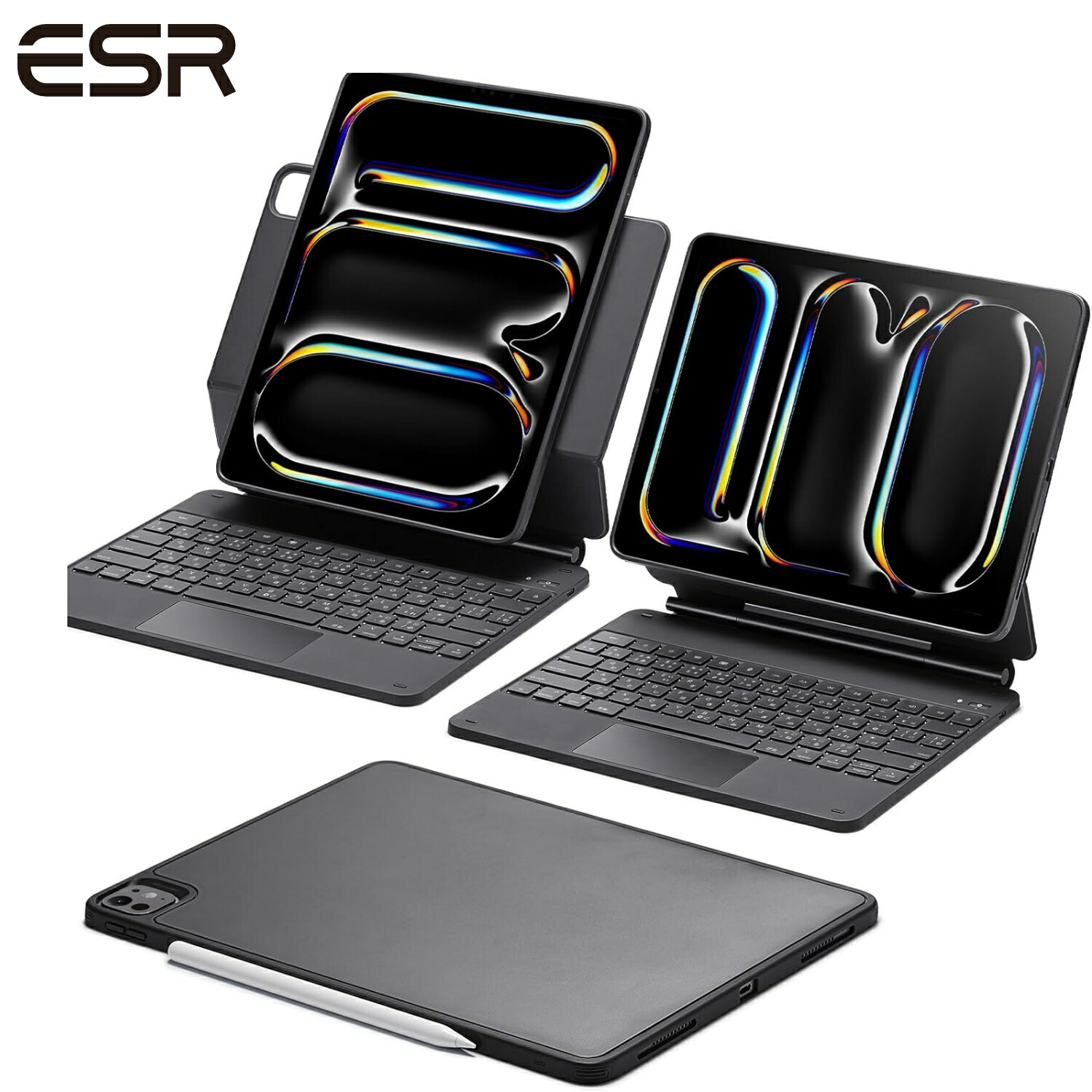 楽天市場】日本語マジックキーボード ESR iPad キーボードケース iPad