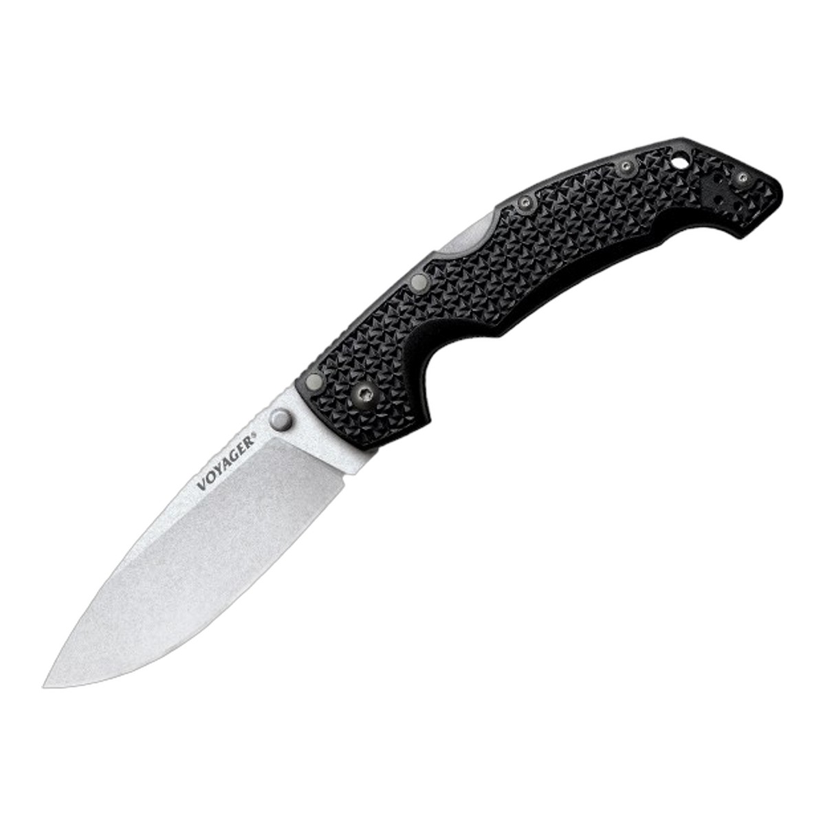 COLD STEEL コールドスチール ボイジャー L ドロップポイント AUS-10A Griv-Ex Voyager Large 折りたたみ アウトドアナイフ ポケットナイフ キャンプ 渓流 フィッシング 防災 緊急時 コンパクト 軽量 収納 登山 野外活動 正規品 本物保証｜アウトドアナイフ専門グローイング
