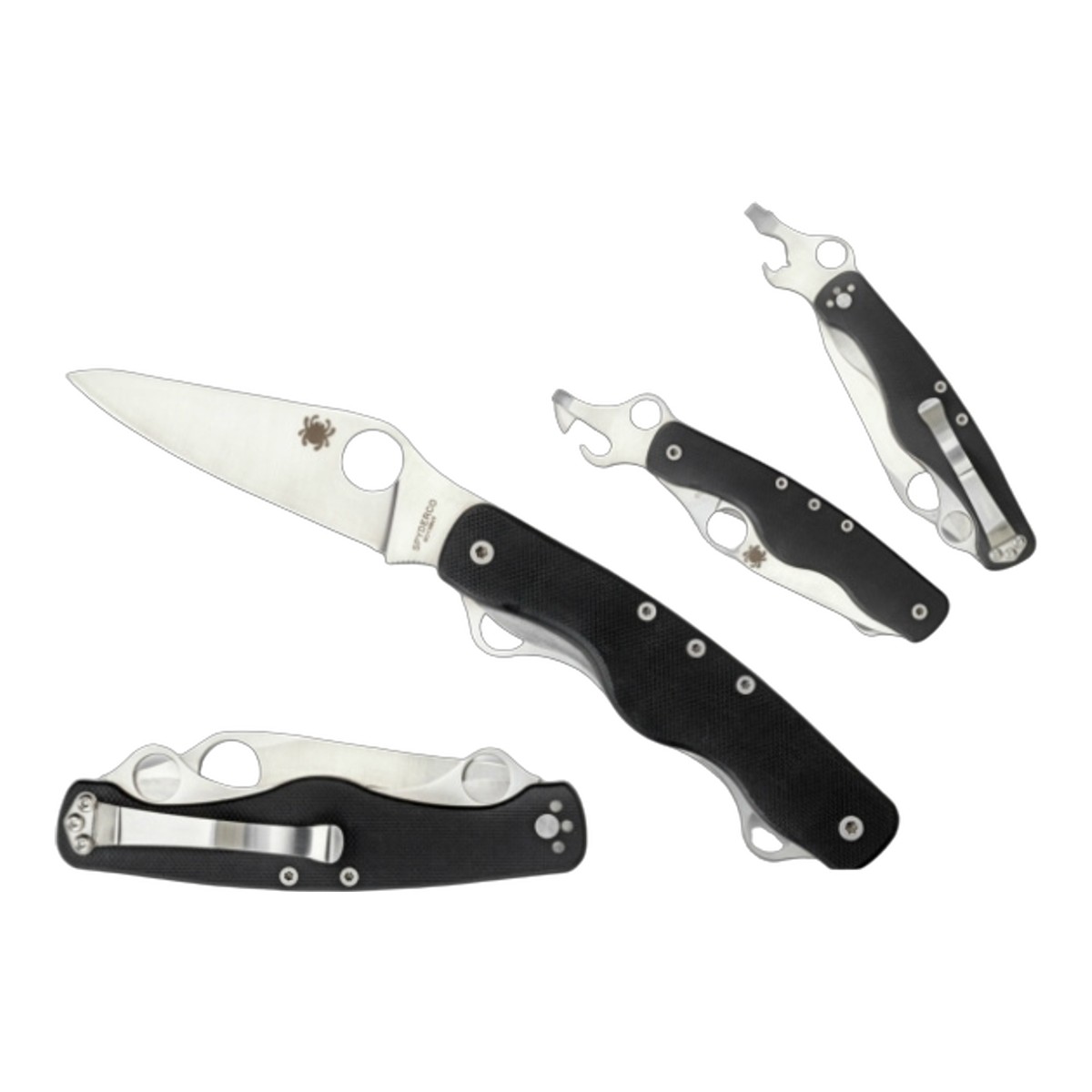 Spyderco スパイダルコ クリピツール スタンダード 8Cr13MoV 缶切り 栓抜き CLIPITOOL STANDARD アウトドアナイフ 刃物 キャンプ ハンティング ハンター 狩猟 フィッシング｜アウトドアナイフ専門グローイング 11,446円