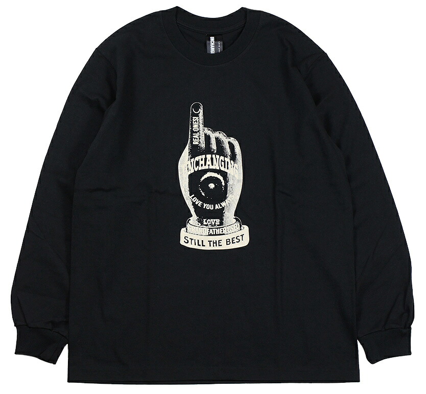 UNCHANGING LOVE [-STILL THE BEST FLOCKY TEE SHIRT- WHITE×BLACK size.S,M,L,XL]