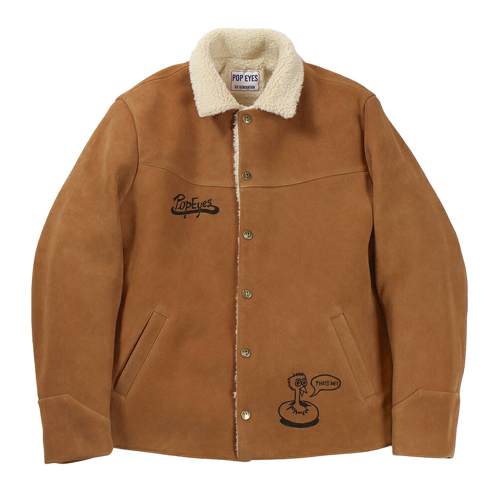 POP EYES [-PPE DANGER RANCH JACKET H/P- BRN size.M,L,XL]｜KNOCK 店