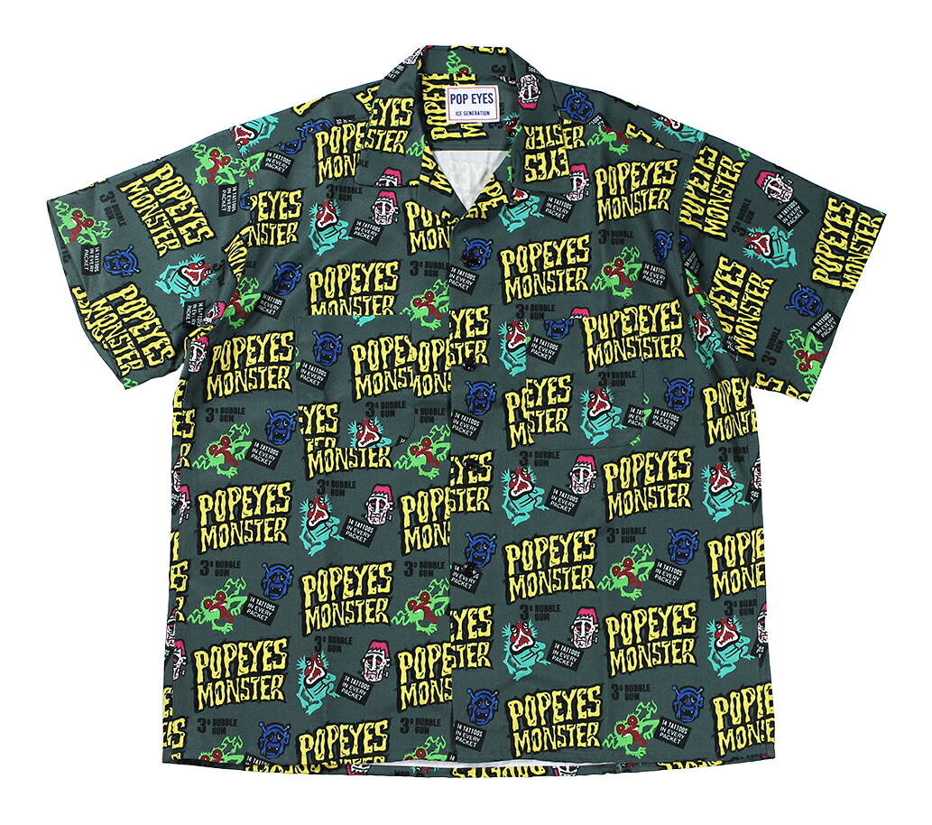 POP EYES [-POPEYES MONSTER SHIRT SS- GRY size.M,L,XL,XXL]｜KNOCK 店
