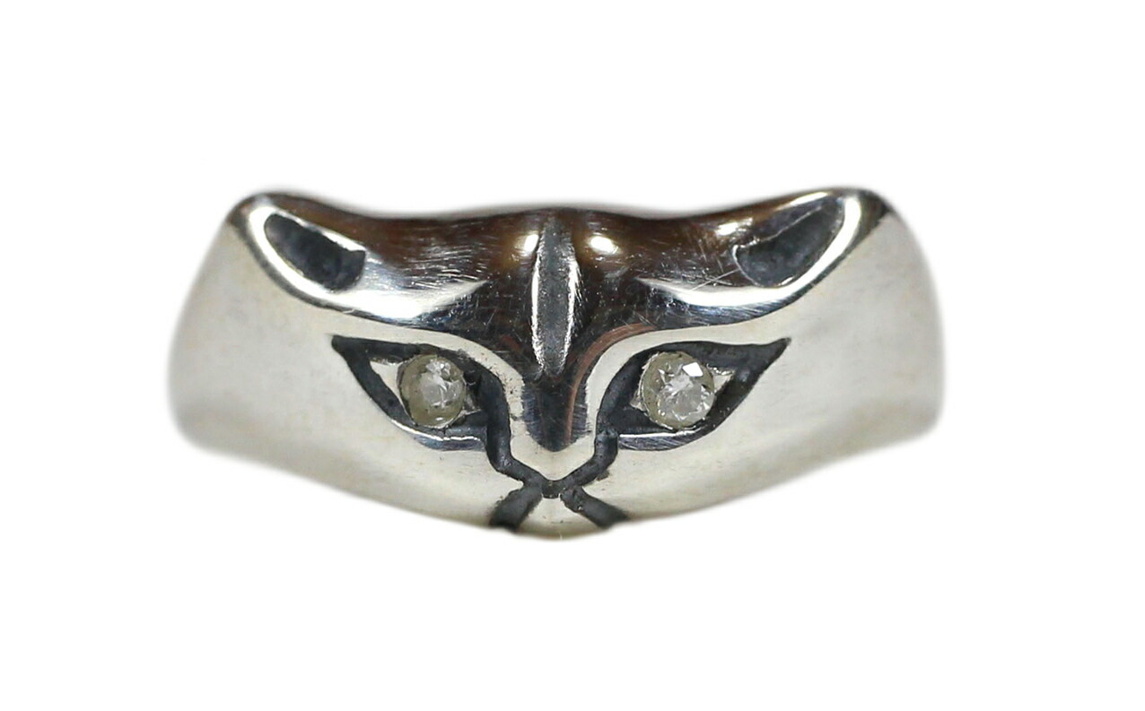 galcia [-\"24R-CAT101S : RING / CAT / SMALL\" ダイアモンド1.5×2- 9号]