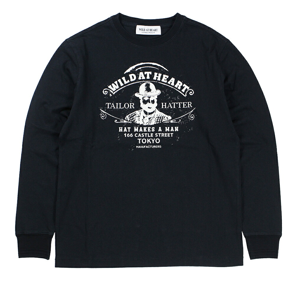 WILD AT HEART [-6.2薬局衡オンス Crew Neck L/S TEE \