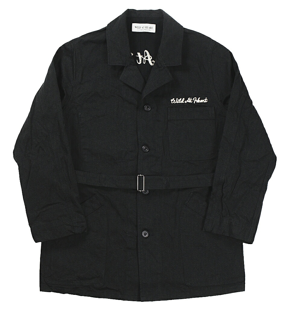 WILD AT HEART [-SHOP JKT "TRADE MARK" (8253006)- GREY size.S,M,L,XL,XXL]｜KNOCK 店