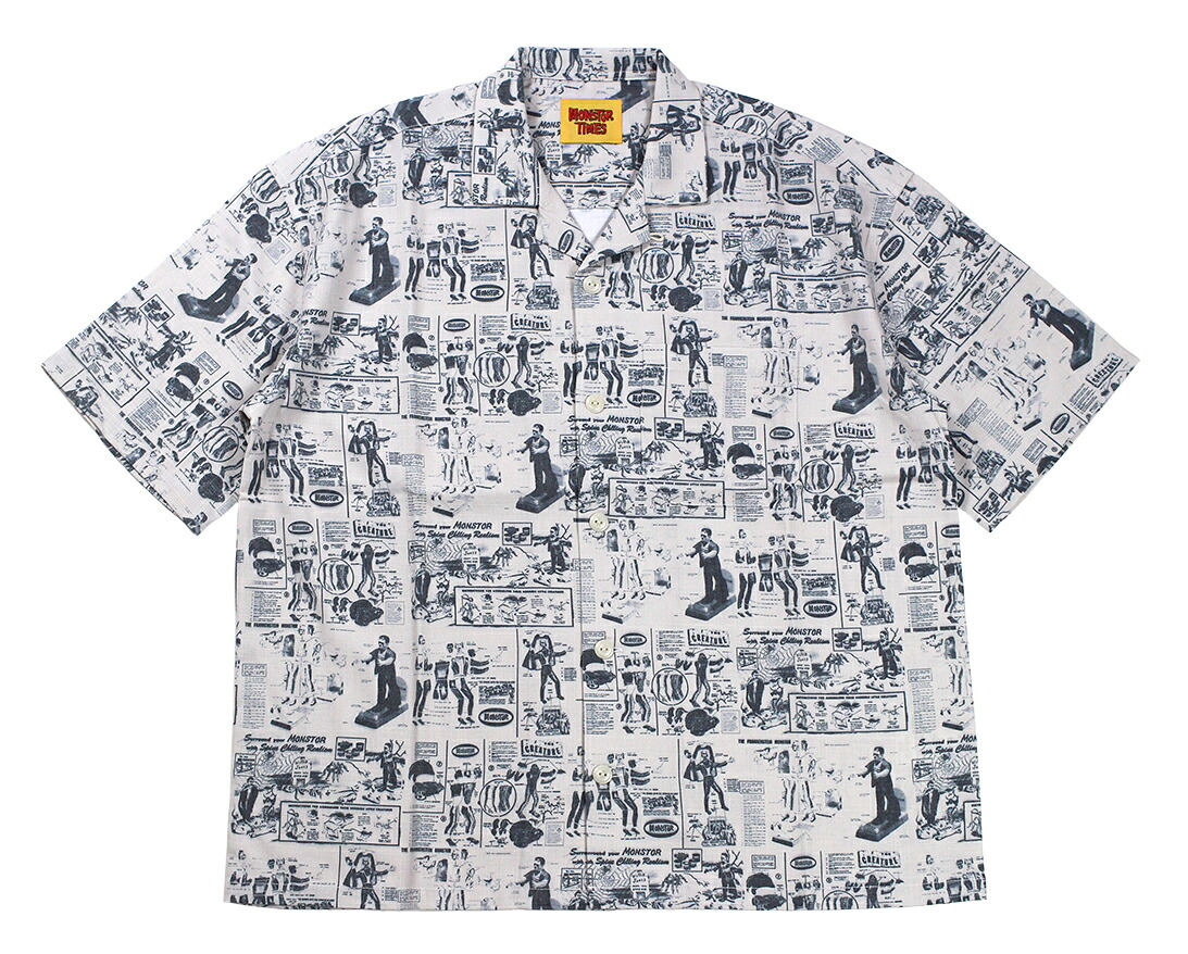 MONSTOR TIMES [-MONSTOR INSTRUCTIONS Shirt SS- IVORY size.S,M,L,XL]｜KNOCK 店