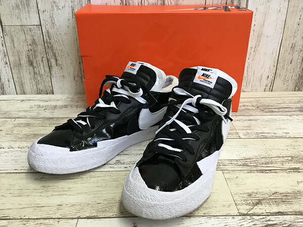 【中古】SACAI × NIKE BLAZER LOW DM6443-001 サカイ ナイキ ブレザー※2022年5月入荷※