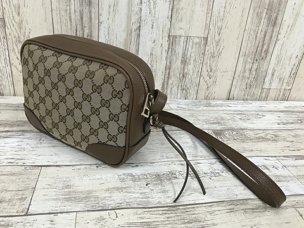 【中古】GUCCI グッチ 449413 GG キャンバス ショルダー バッグ 鞄 ※2026年5月入荷※｜ノッカーランド　店
