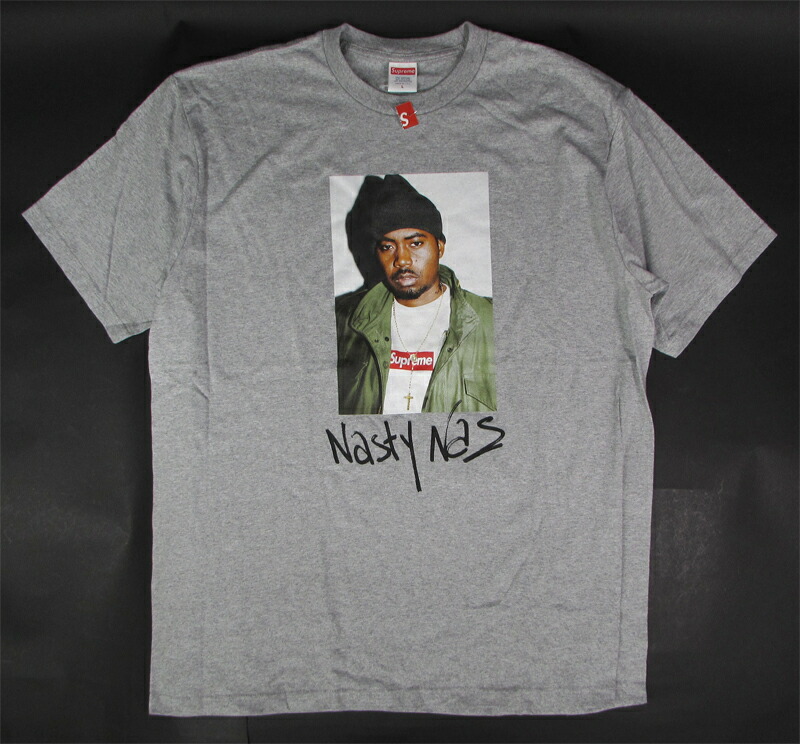 Supreme 17AW ナズ プリントTシャツ ホワイト サイズM Supreme×NAS 17AWNas TeeナズフォトプリントTシャツ ホワイト