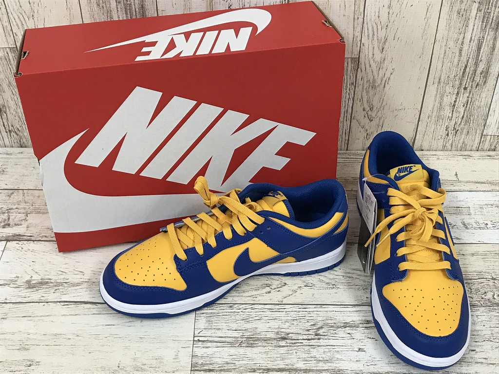 【中古】NIKE DUNK LOW RETRO Blue Jay and University Gold DD1391-402 ※2025年8月入荷※