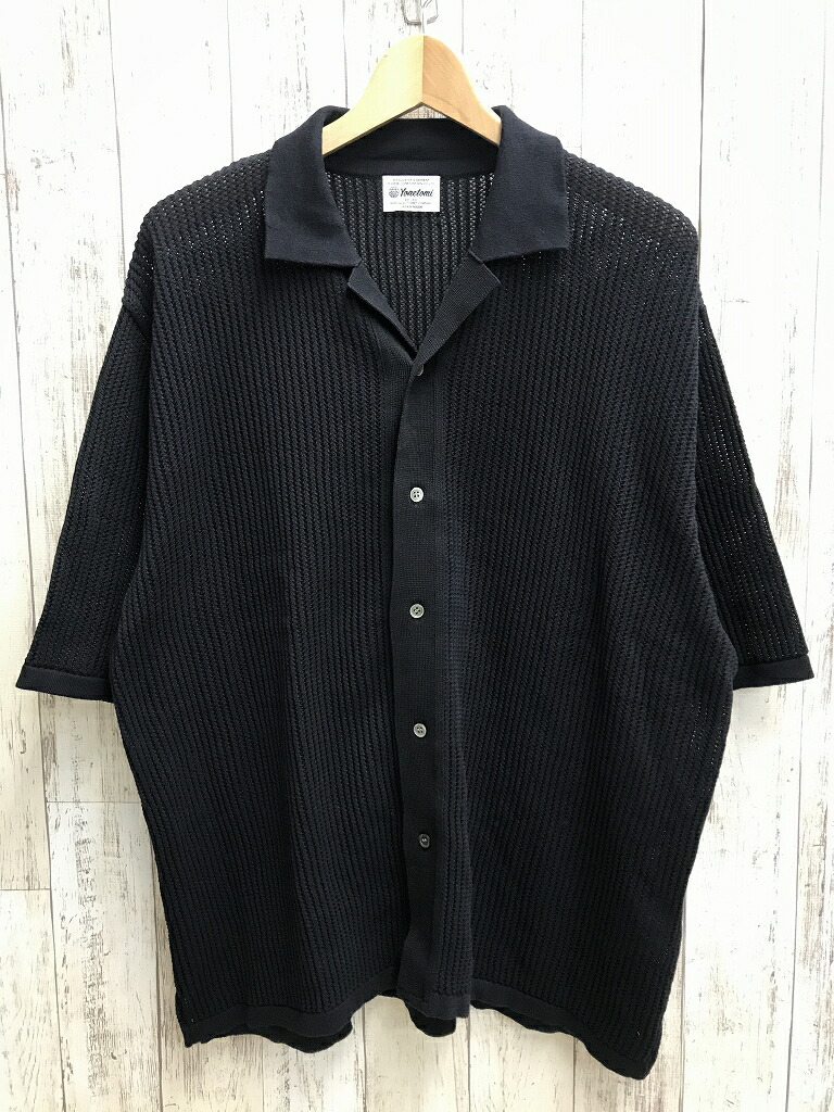【中古】YONETOMI COTTON SUKASHI KNIT 95-252-032 ヨネトミ ※2026年6月入荷※