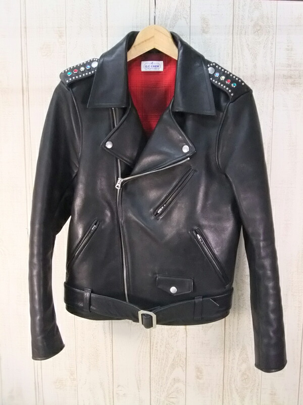 オーシークルー　レザーライダースジャケット XL 楽天市場】【新品】 O.C CREW （オーシークルー）