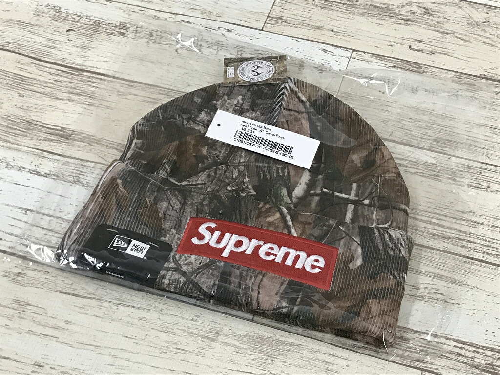 【中古】Supreme New Era Box Logo Beanie シュプリーム Real Tree ※2026年4月入荷※