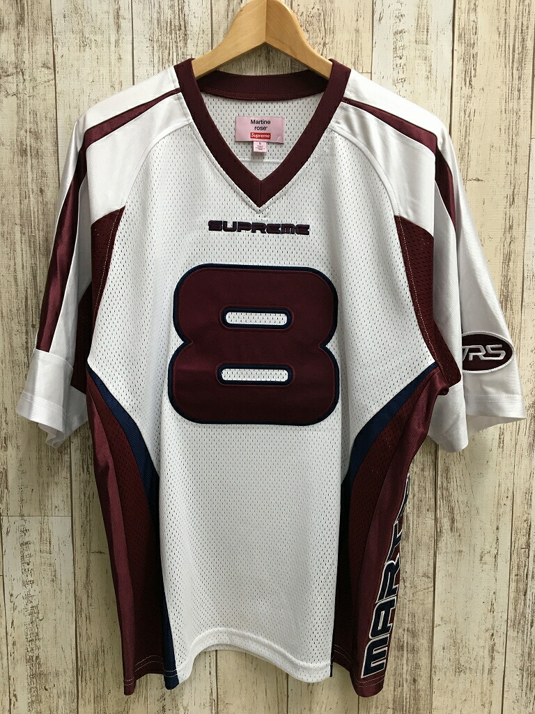 【中古】SUPREME × Martine Rose Football Jersey White ※2024年10月入荷※