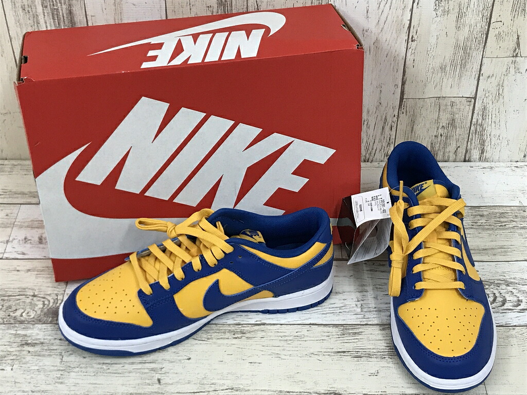 【中古】NIKE DUNK LOW RETRO Blue Jay and University Gold DD1391-402 ※2025年12月入荷※