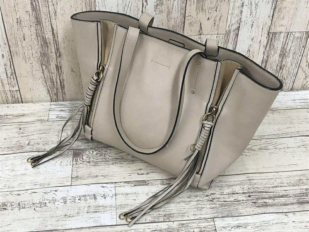 【中古】Chlo&eacute; クロエ Milo マイロ レザー トート ハンド バッグ 鞄 ※2026年6月入荷※｜ノッカーランド　店
