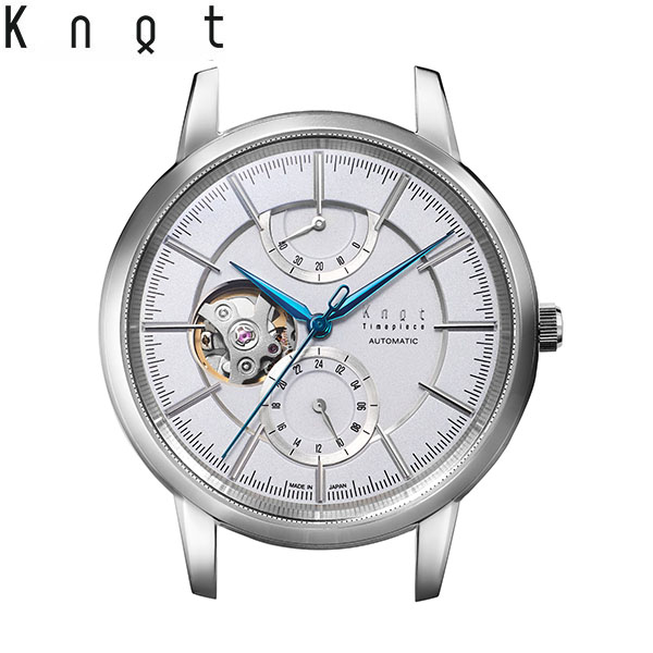 Knot ホワイトダイヤル 時計 楽天市場】Knot ノット 時計 CAP-40 メカニカルオープンハート