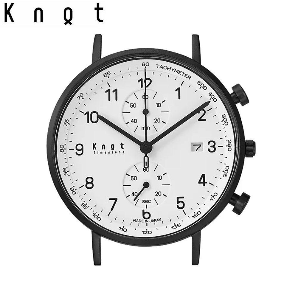 楽天市場】Knot ノット 時計 クラシック クロノグラフ アラビック