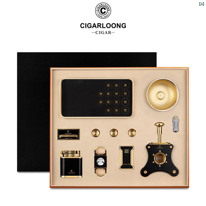 タバコグッズ　タバコ用品　かっこいい　大人 CIGARLOONG シガー 喫煙 セット ファッション ギフト ボックス プレミアム CLtz 254
