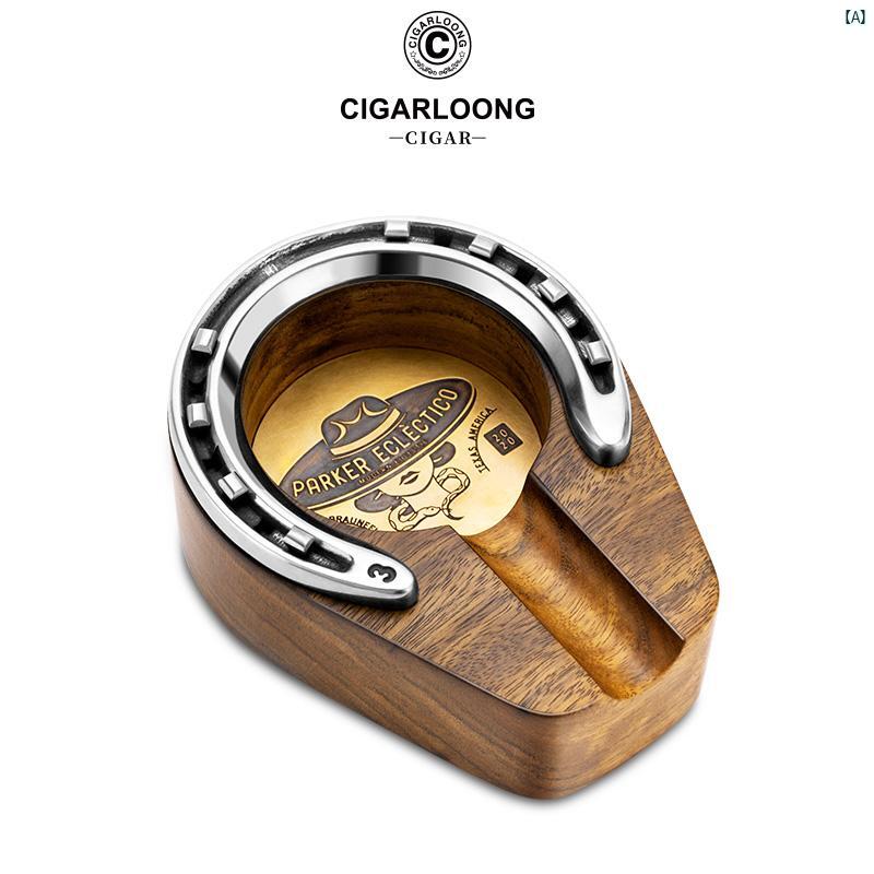 タバコグッズ　タバコ用品　かっこいい　大人 CIGARLOONG シガー 灰皿大 径 木製 ベルボトム シガレット トラフ 各種 オプション CLGDU 1