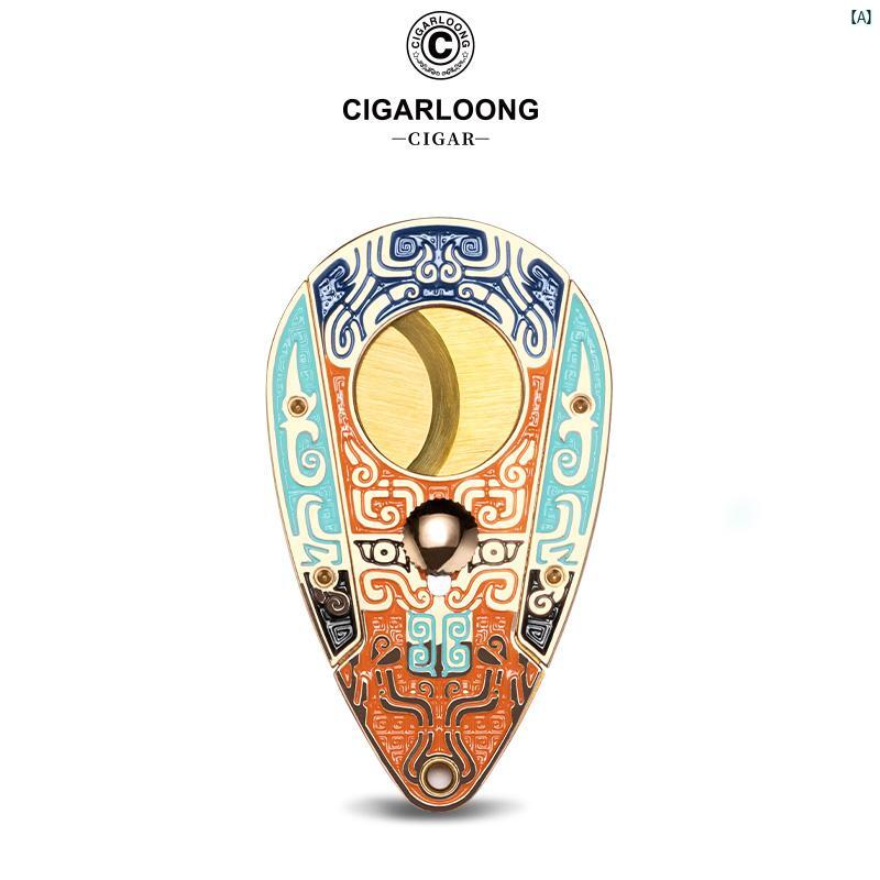 タバコグッズ　タバコ用品　かっこいい　大人 CIGARLOONG シガー シザー シャープ 携帯 専用 開閉 式 ステンレス CLJ 65