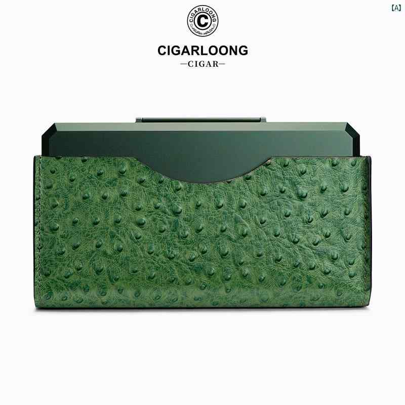 タバコグッズ　タバコ用品　かっこいい　大人 CIGARLOONG シガー ヒュミドール 保湿 軽量 ポータブル 旅行 各種 杉 材 CLACX ( 1 )