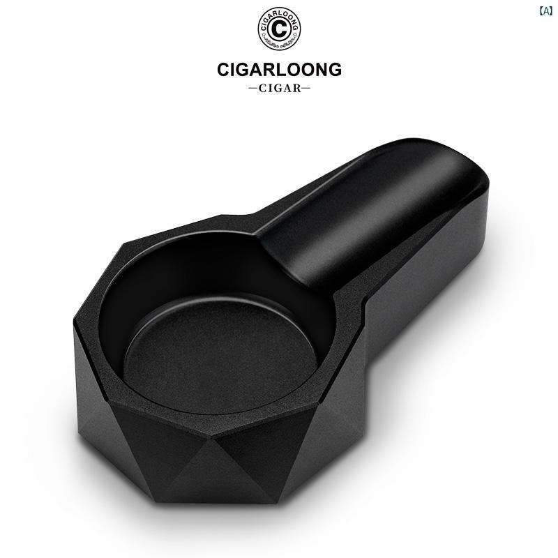タバコグッズ　タバコ用品　かっこいい　大人 CIGARLOONG シガー 灰皿 メタル リビング ルーム大 口径 CLGCN 1
