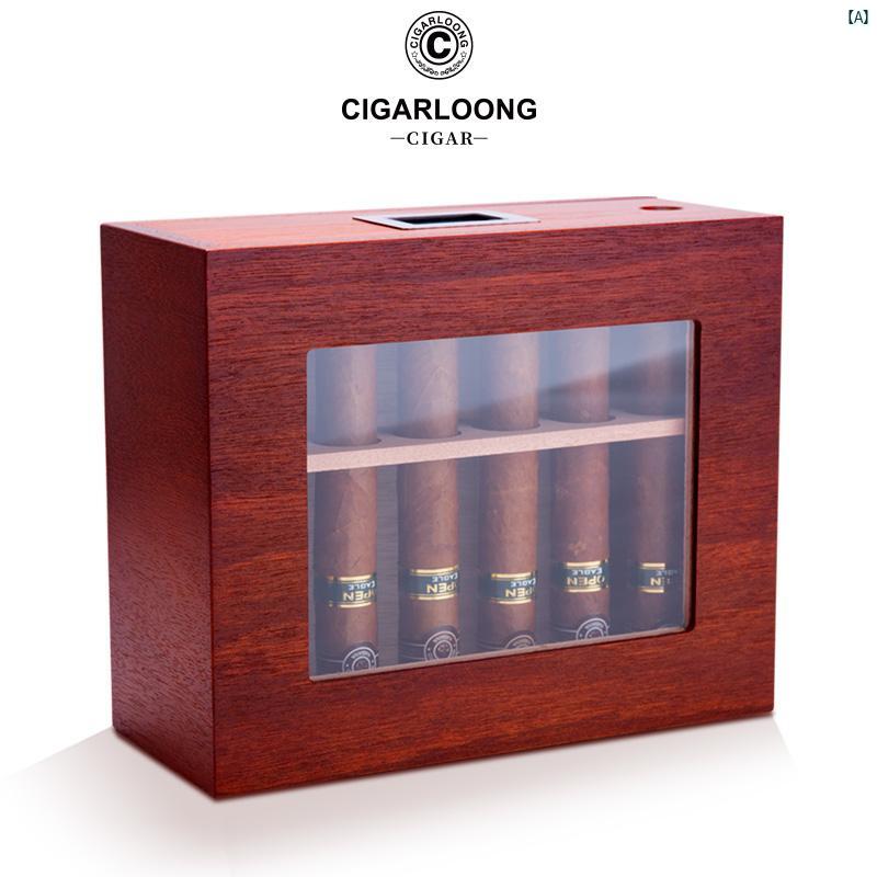 タバコグッズ　タバコ用品　かっこいい　大人 CIGARLOONG シガーボックス キューバ ポータブル シガー ヒュミドール トラベル 12 パック CLA 22 AGI 1