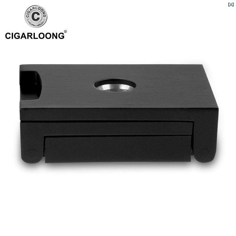 タバコグッズ　タバコ用品　かっこいい　大人 CIGARLOONG シガー ドリル ステンレス 鋭い 刃 ダブル トラベル ポータブル シガーカッター