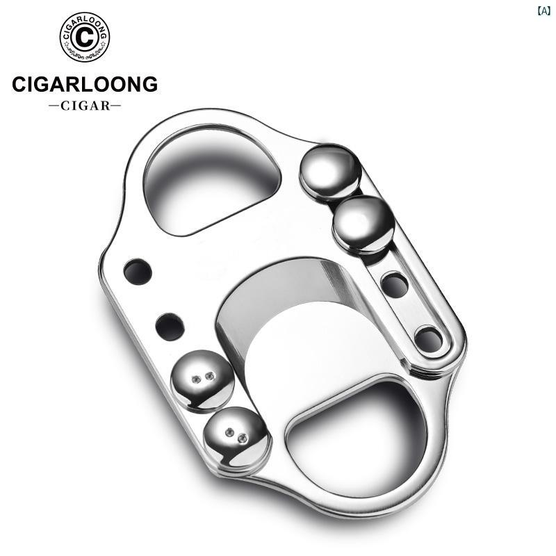 タバコグッズ　タバコ用品　かっこいい　大人 CIGARLOONG シガーカッター ドイツ製 ステンレス ハサミ メカニカル CLE 21 CB 3