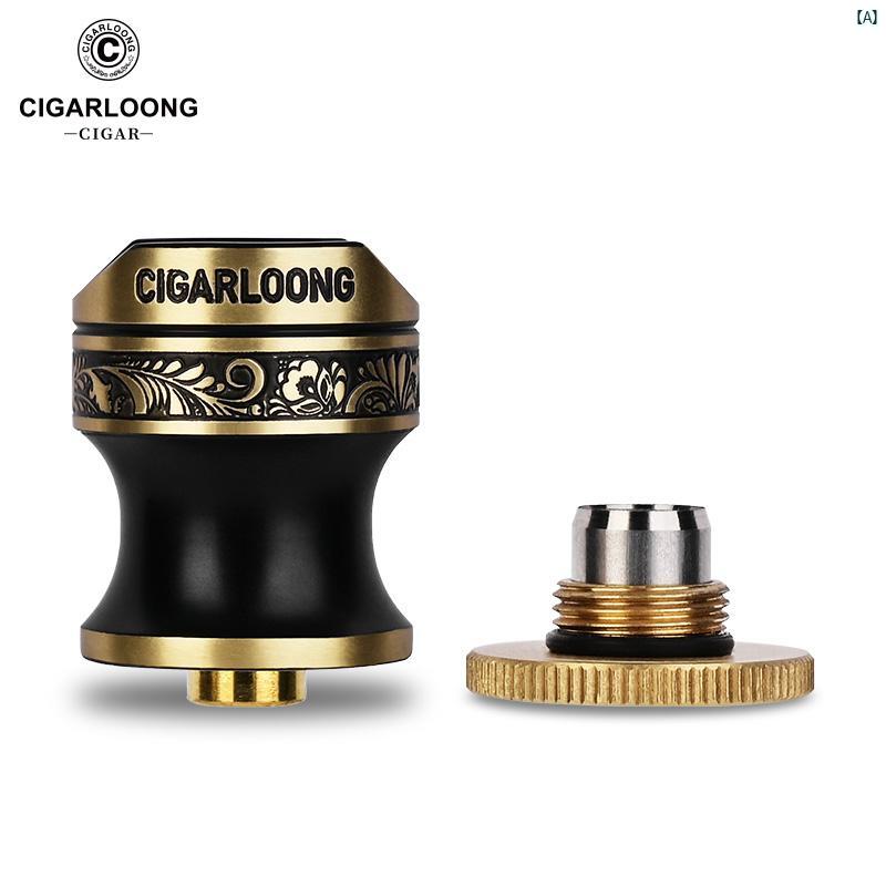タバコグッズ　タバコ用品　かっこいい　大人 CIGARLOONG シガー ホルダー大 口径 特殊 スロット リング ブレード 多機能 ホルダー