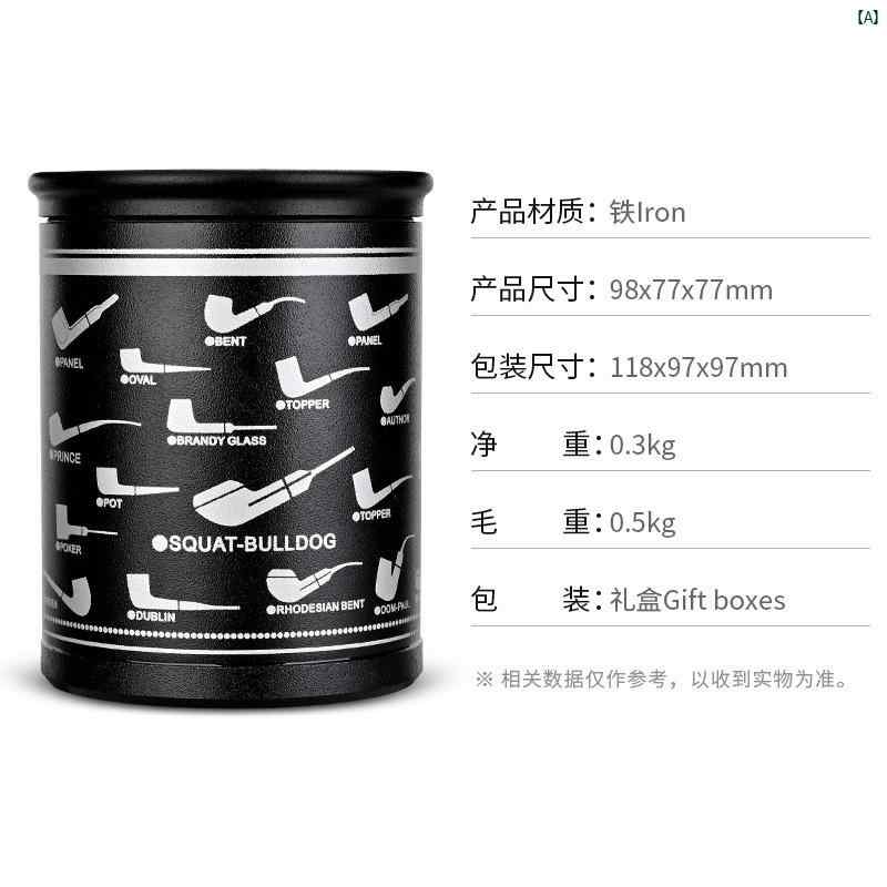 タバコグッズ　タバコ用品　かっこいい　大人 CIGARLOONG シガー コーン トラベル ポータブル 密閉 シガーケース 加 湿 器 湿度 計 付き CL 056