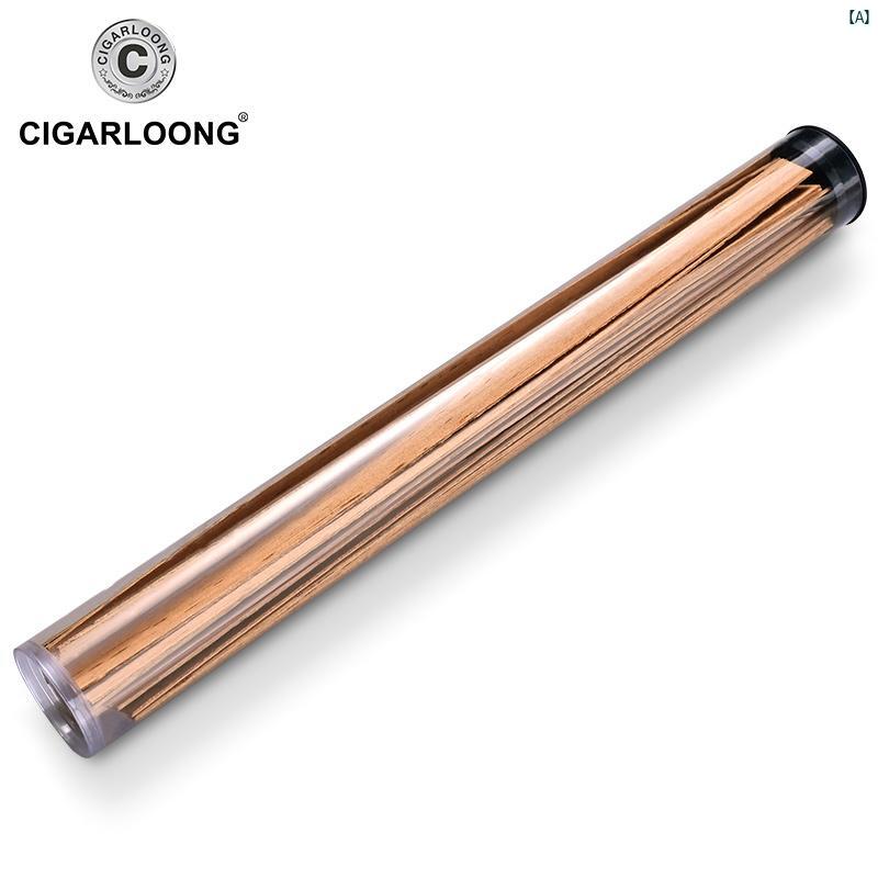 タバコグッズ　タバコ用品　かっこいい　大人 CIGARLOONG シガー ポータブル 杉 ウッドチップ 長期 燃焼 兼用 CLD 20 DH 1