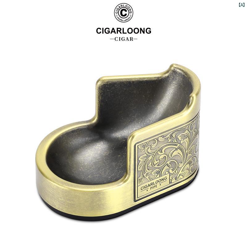 タバコグッズ　タバコ用品　かっこいい　大人 CIGARLOONG シガー ホルダー レトロ ヨーロピアン パイプホルダー パイプ シート ディスプレイ スタンド CL 107