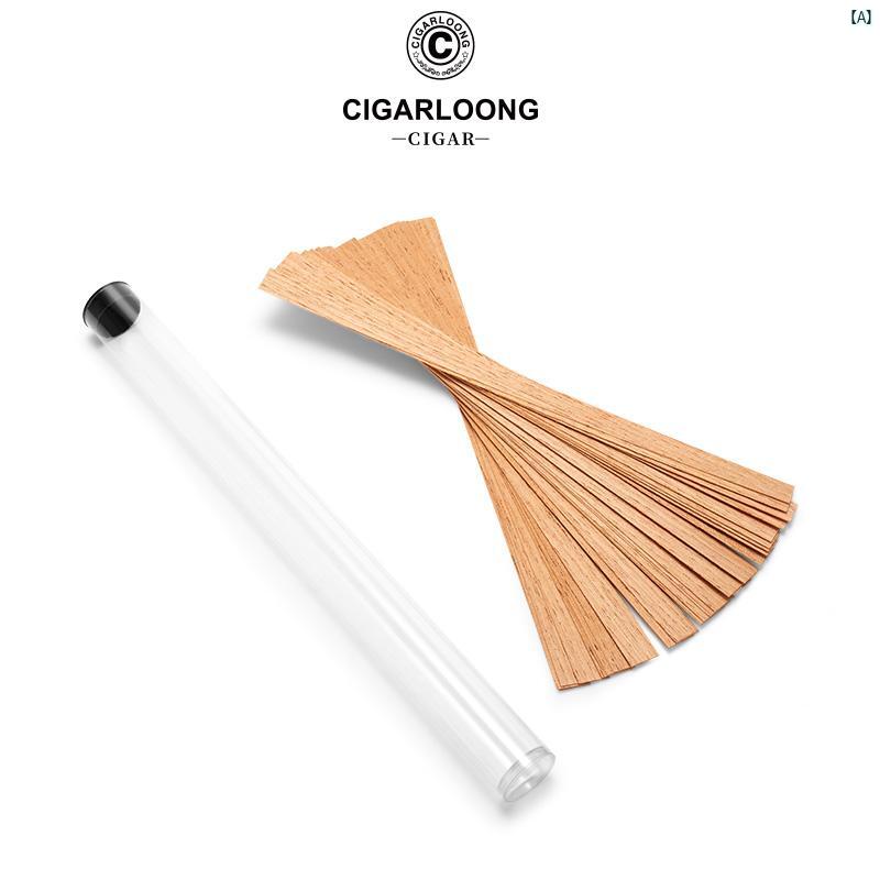 タバコグッズ　タバコ用品　かっこいい　大人 CIGARLOONG シガー シダーウッド ストリップ 点火 ポータブル 両用 拡張 CD 24 ER