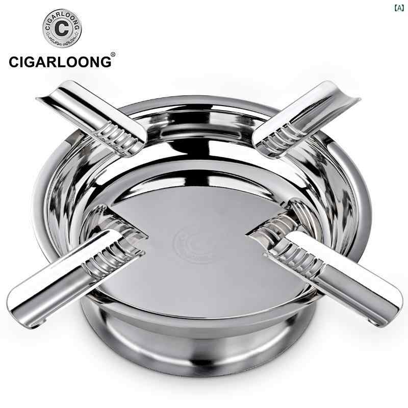 タバコグッズ　タバコ用品　かっこいい　大人 CIGARLOONG シガー 灰皿 金属製大 口径 リビング 大型 CL 2008 A