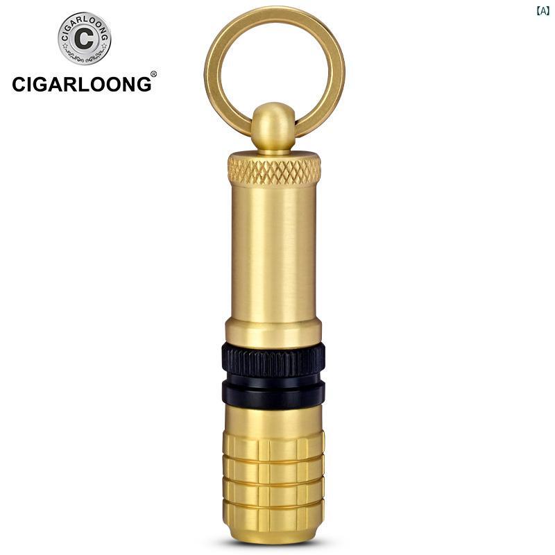 タバコグッズ　タバコ用品　かっこいい　大人 CIGARLOONG シガー ドリル ステンレス セグメント ホール オープナー ニードル