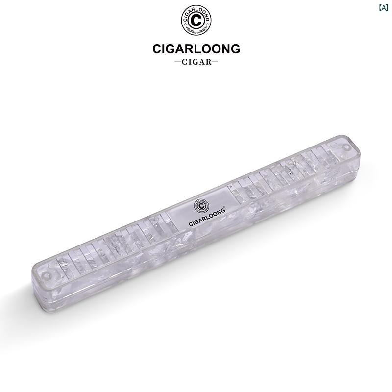 タバコグッズ　タバコ用品　かっこいい　大人 CIGARLOONG シガー 保湿 液体 シガーボックス 加 湿 器 キャビネット クリスタル
