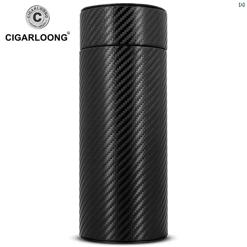 タバコグッズ　タバコ用品　かっこいい　大人 CIGARLOONG シガー チューブ 旅行 キューバ 葉巻 ヒュミドール ポータブル ケース