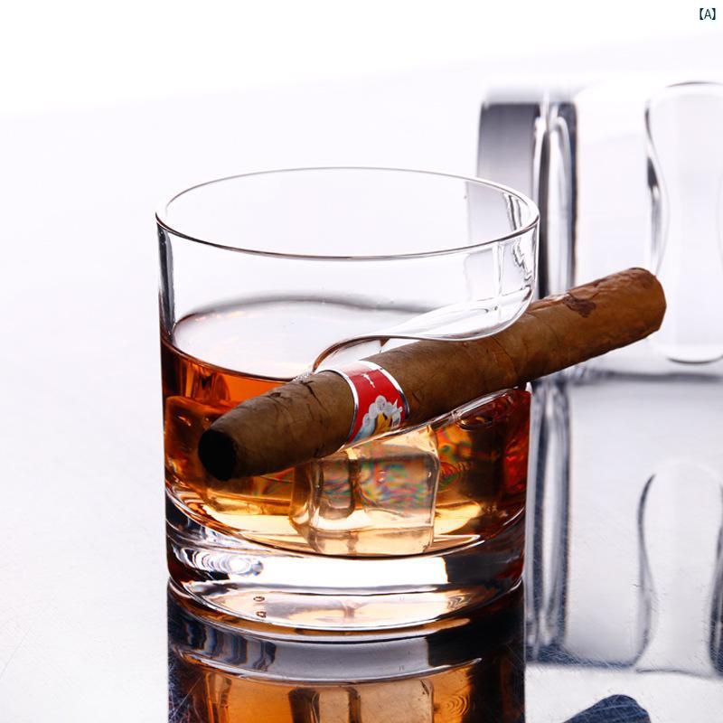 タバコグッズ　タバコ用品　かっこいい　大人 CIGARLOONG シガー ロング ウィスキー カップ オーストリアン クリスタル ホルダー