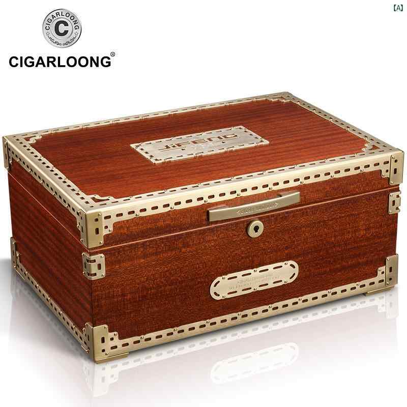 タバコグッズ　タバコ用品　かっこいい　大人 CIGARLOONG シガーボックス ローズウッド 無垢材 葉巻 ヒュミドール 家電 プロ メンテナンス