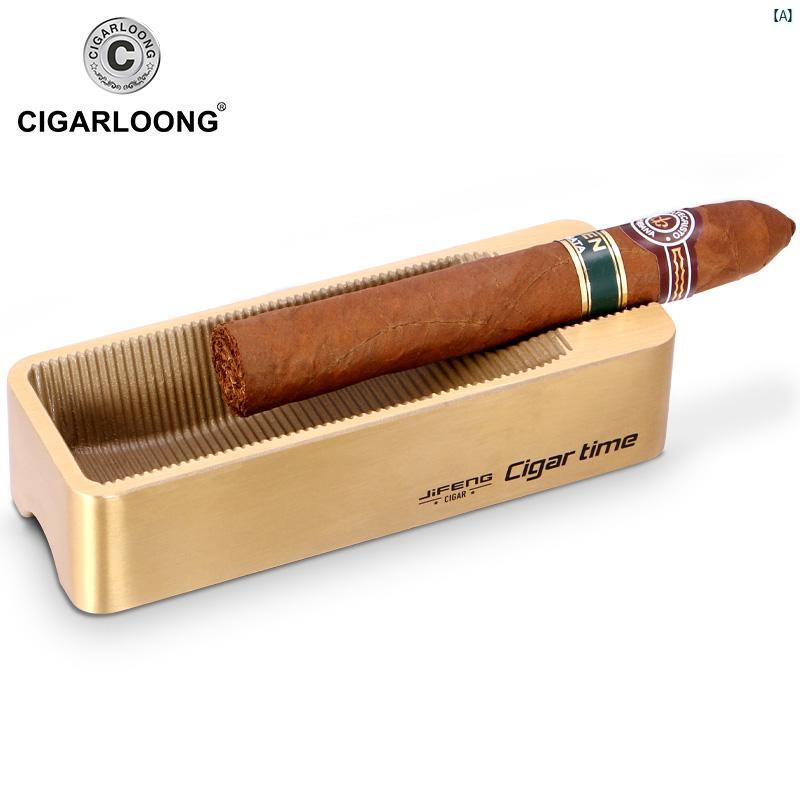 タバコグッズ　タバコ用品　かっこいい　大人 CIGARLOONG シガー 灰皿大 直径 トラフ 灰皿 リビング ルーム 装飾 両面 両用 消 煙 器