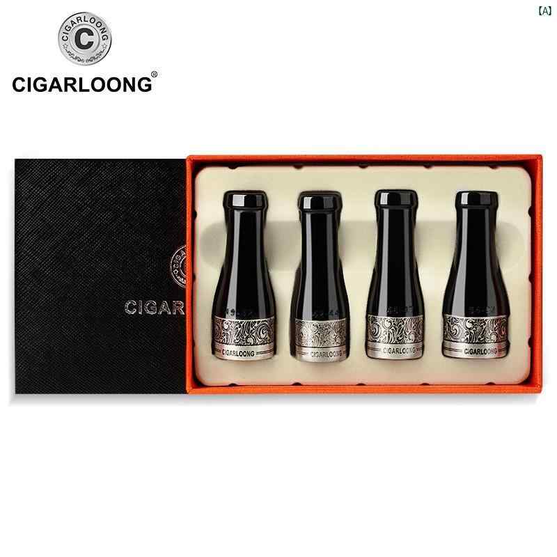 タバコグッズ　タバコ用品　かっこいい　大人 CIGARLOONG Qielong タバコ ホルダー フィルター 健康 肺 浄化 煙 清浄 機 ギフト ボックス 喫煙 機器