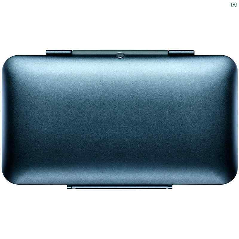 タバコグッズ　タバコ用品　かっこいい　大人 CIGARLOONG 杉 材 10 パック シガー ボックス 軽量 アルミニウム ヒュミドール ポータブル